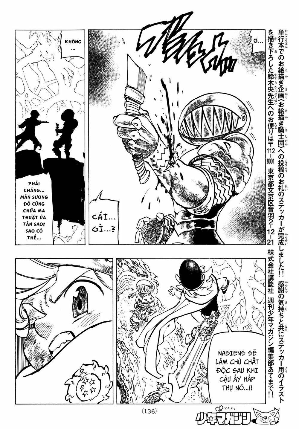 Tứ Kỵ Sĩ Khải Huyền Chapter 43 - Trang 2