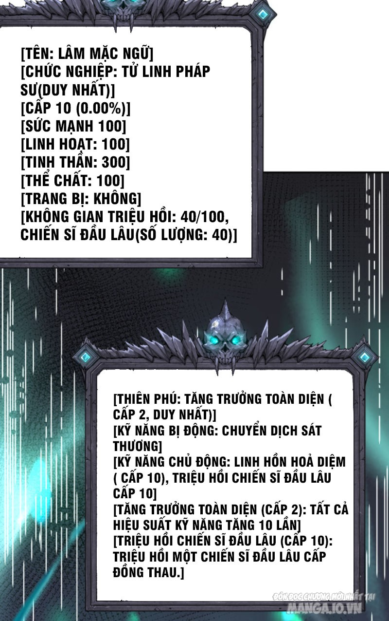 Tử Linh Pháp Sư: Ta Chính Là Thiên Tai Chapter 1 - Trang 2