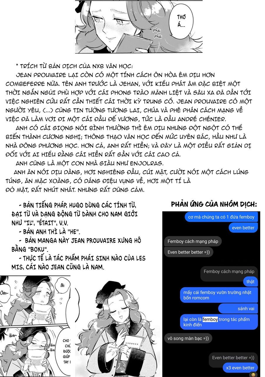 Từ Những Người Khốn Khổ – Gửi Đến Những Người Bạn Của Khoảnh Khắc L’Heure Bleue. Chapter 2 - Trang 2