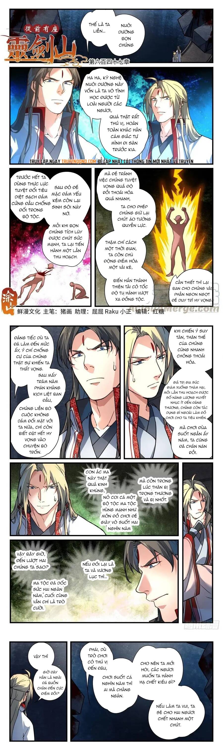 Tung Tiền Hữu Tọa Linh Kiếm Sơn Chapter 646 - Trang 2