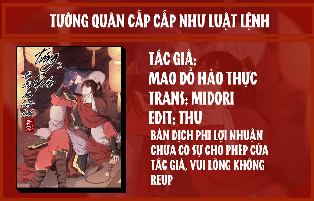 Tướng Quân Cấp Cấp Như Luật Lệnh Chapter 23 - Trang 2