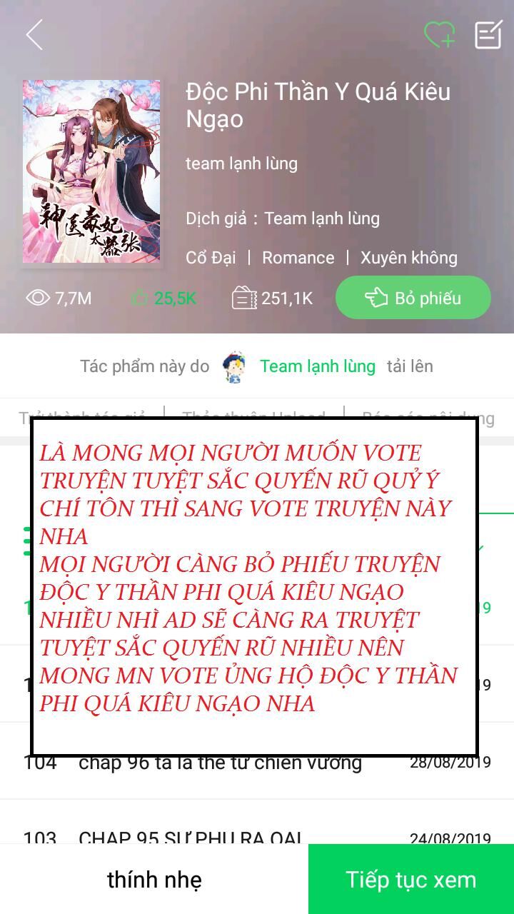 Tuyệt Sắc Quyến Rũ: Quỷ Y Chí Tôn Chapter 131 - Trang 2