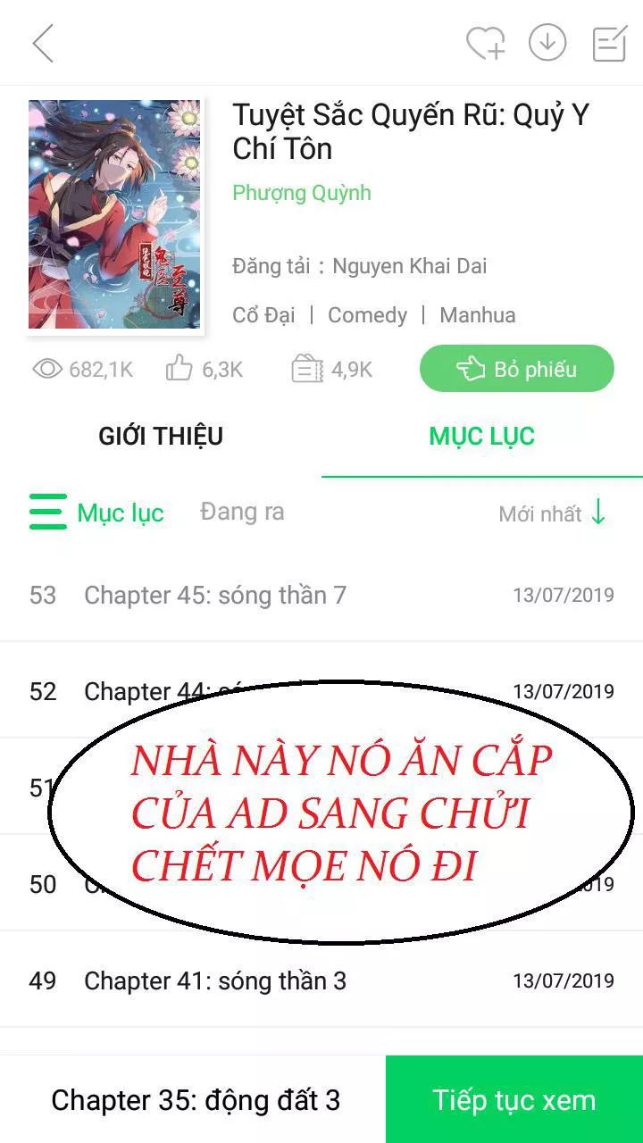 Tuyệt Sắc Quyến Rũ: Quỷ Y Chí Tôn Chapter 50 - Trang 2