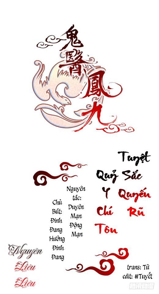 Tuyệt Sắc Quyến Rũ: Quỷ Y Chí Tôn Chapter 8 - Trang 2