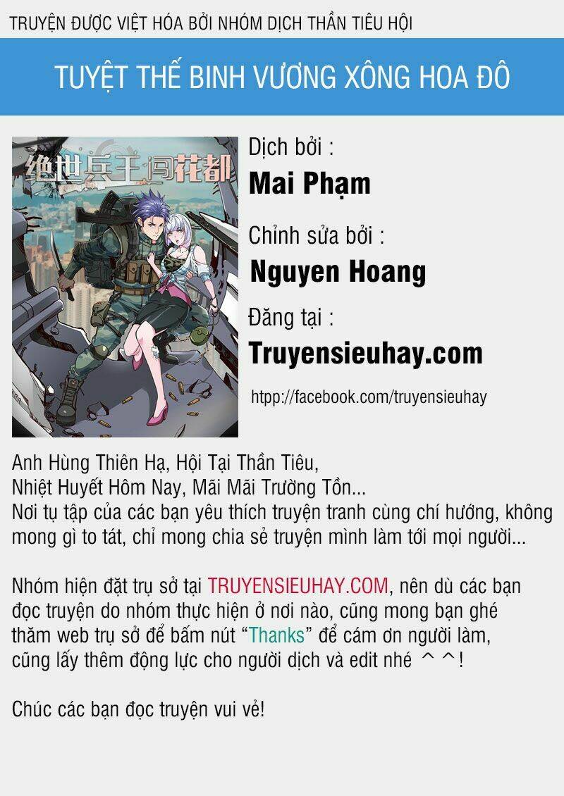 Tuyệt Thế Binh Vương Xông Hoa Đô Chapter 5 - Trang 2