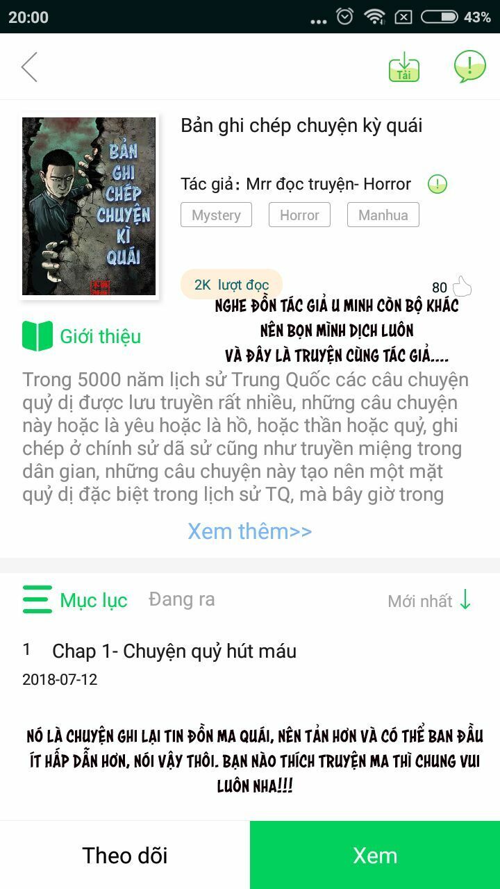 U Minh Ngụy Tượng Chapter 17 - Trang 2