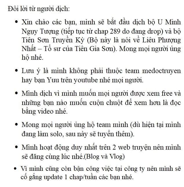 U Minh Ngụy Tượng Chapter 290 - Trang 2