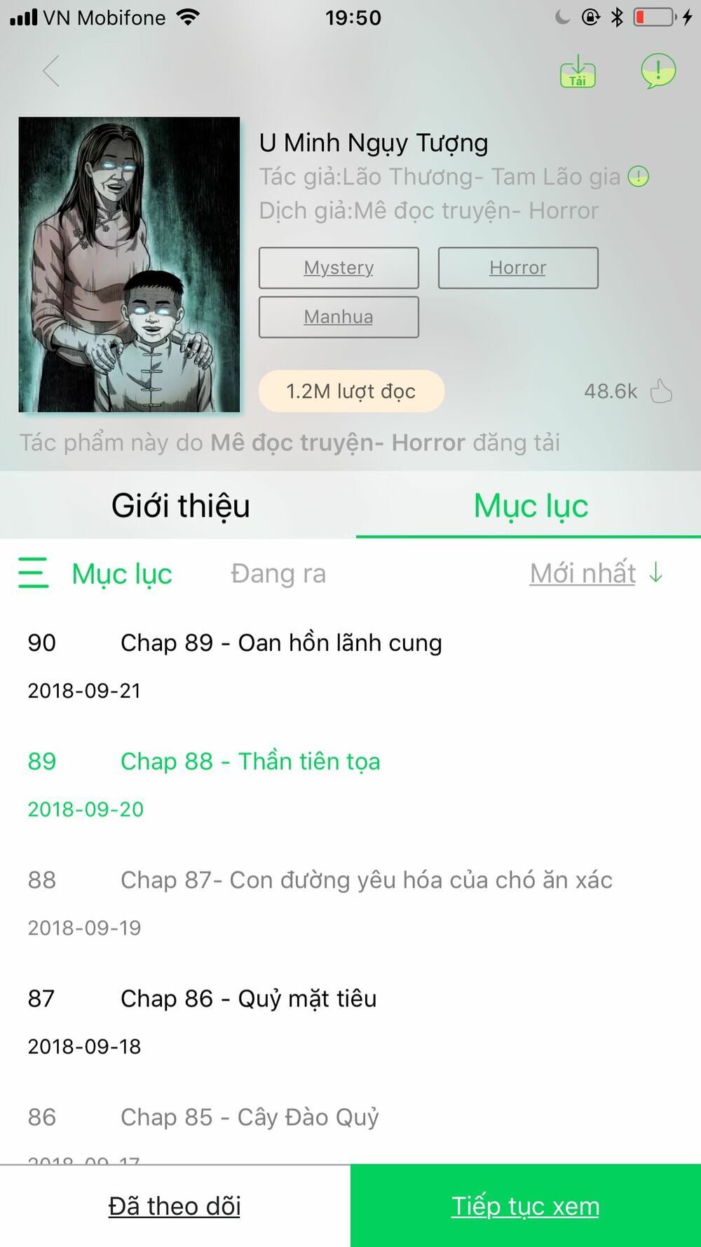 U Minh Ngụy Tượng Chapter 37 - Trang 2