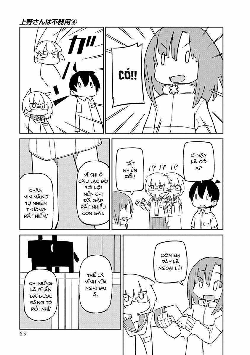 Ueno-San Wa Bukiyou Chapter 35 - Trang 2