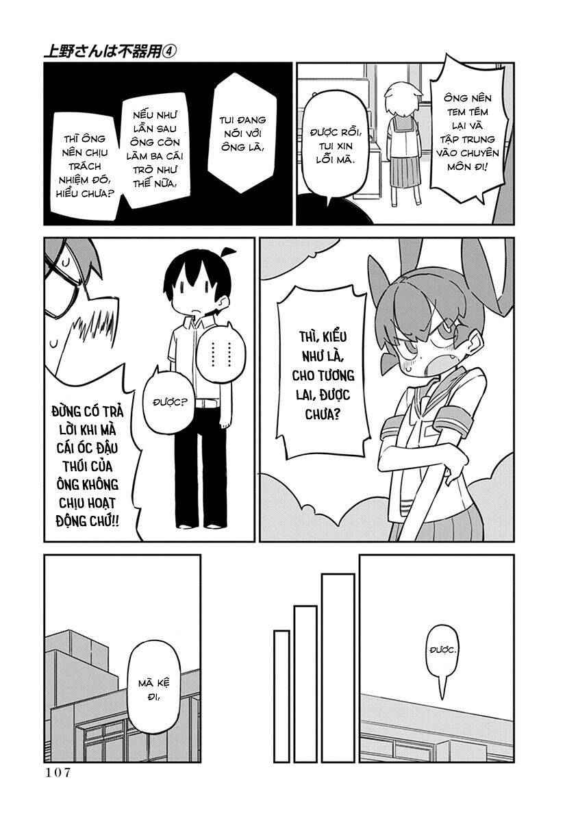 Ueno-San Wa Bukiyou Chapter 38 - Trang 2