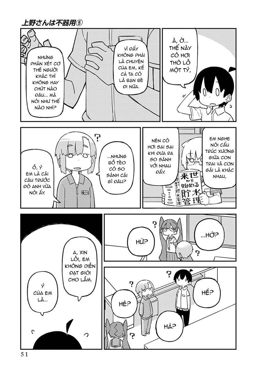 Ueno-San Wa Bukiyou Chapter 44 - Trang 2