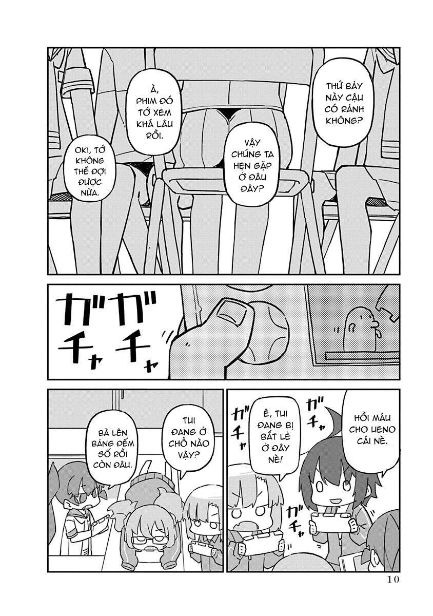 Ueno-San Wa Bukiyou Chapter 51 - Trang 2