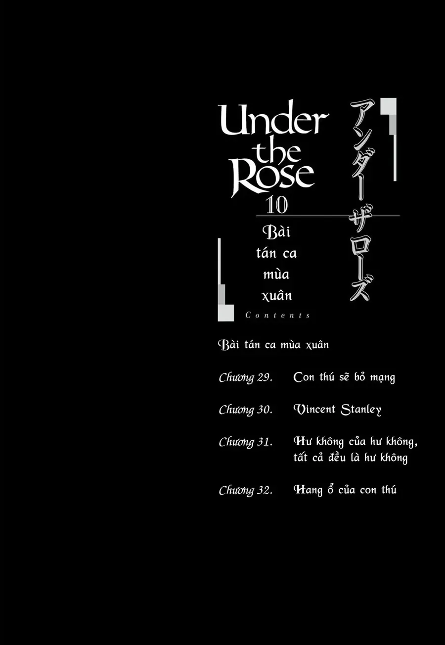 Under The Rose – Phần Truyện Mùa Xuân Chapter 29 - Trang 2