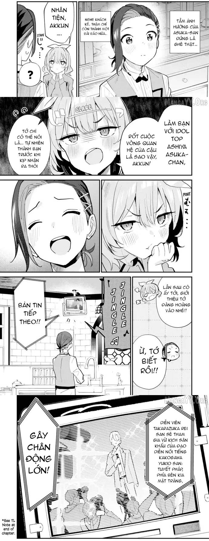 Urakata De Support Shiteta Geinou Ikka Wo Tsuihousareta Boku Wa, Futsuu No Seishun Wo Ouka Shitai Chapter 17 - Trang 2