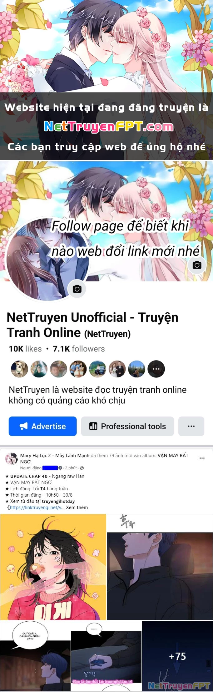 Vận May Bất Ngờ Chapter 40.1 - Trang 2