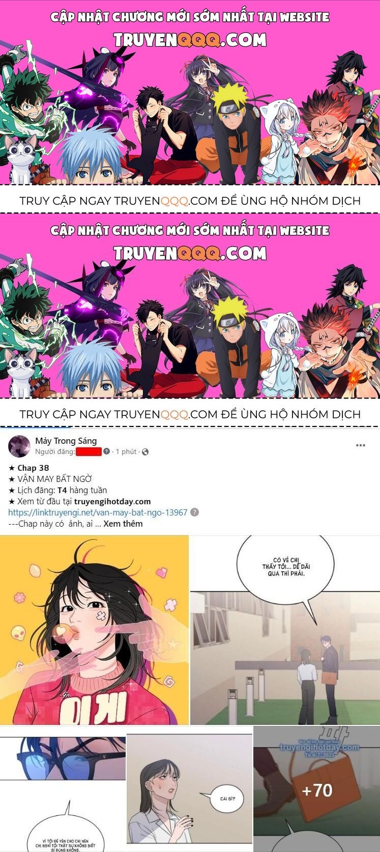 Vận May Không Ngờ Chapter 38.5 - Trang 2