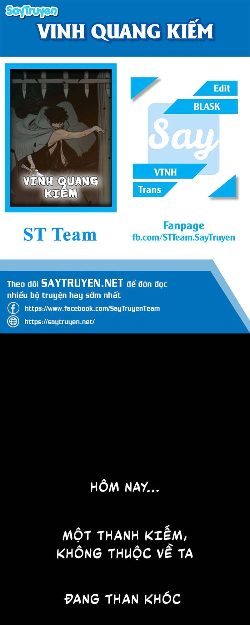 Vinh Quang Kiếm Chapter 1 - Trang 2