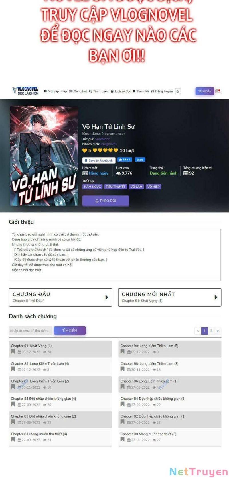 Vô Hạn Tử Linh Sư Chapter 11 - Trang 2