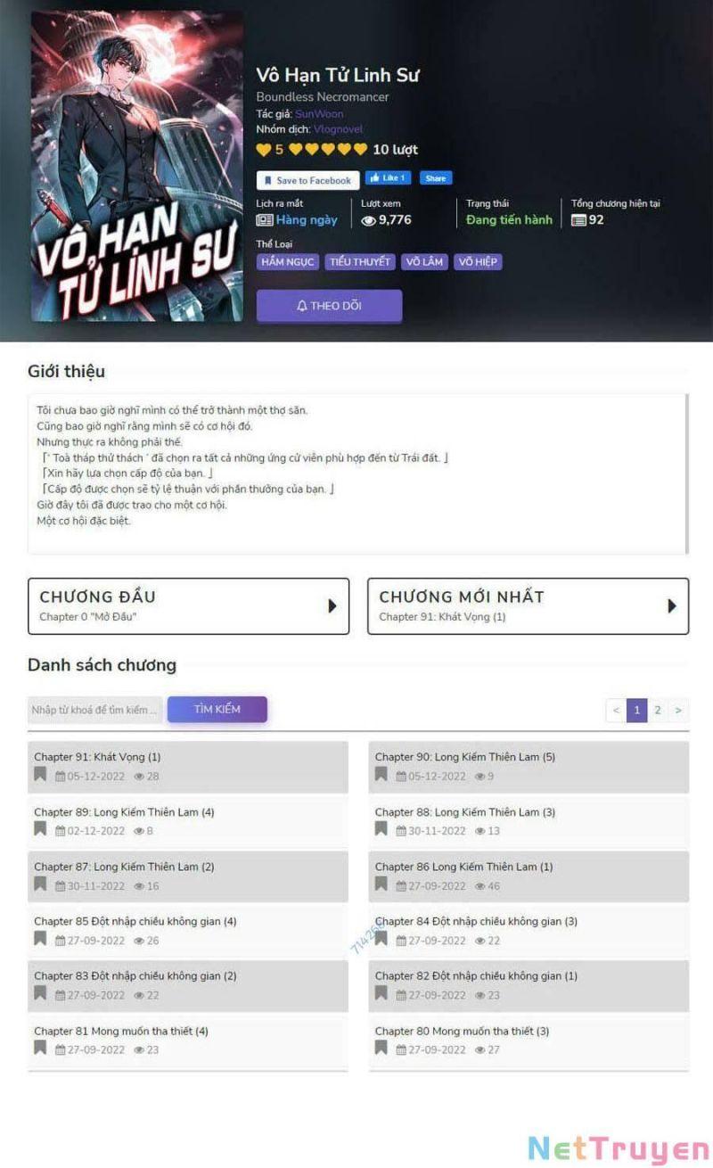 Vô Hạn Tử Linh Sư Chapter 12 - Trang 2
