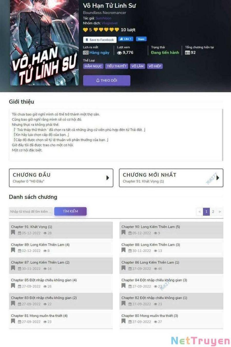 Vô Hạn Tử Linh Sư Chapter 16 - Trang 2