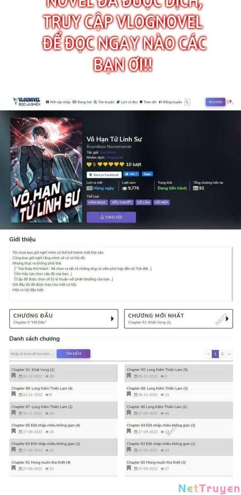 Vô Hạn Tử Linh Sư Chapter 18 - Trang 2