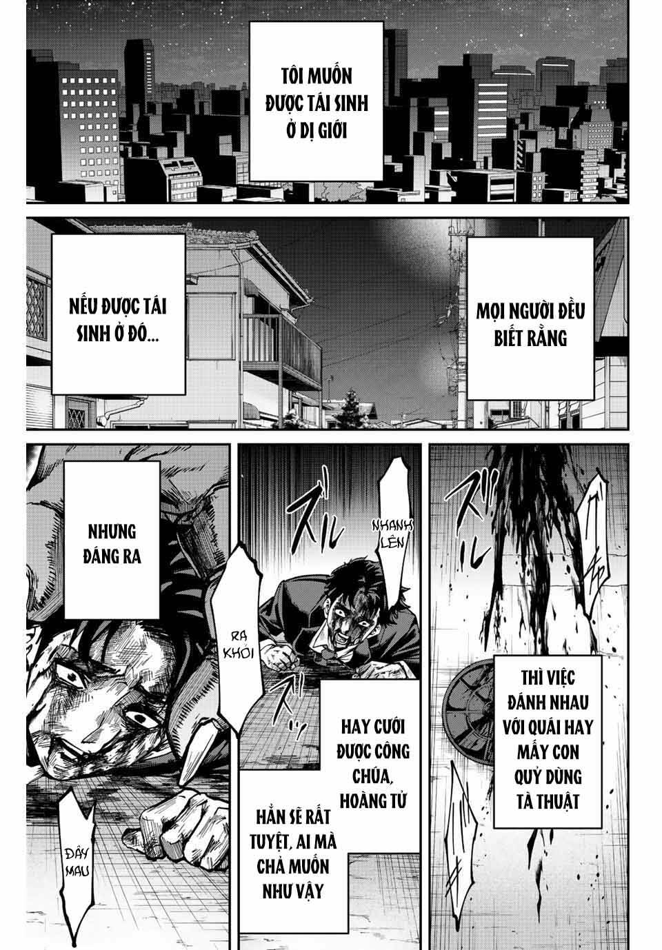 Với Khả Năng Hồi Quy Bằng Cái Chết, Tôi Thăng Cấp Trong Thế Giới Đầy Rẫy Quái Vật Chapter 1 - Trang 2