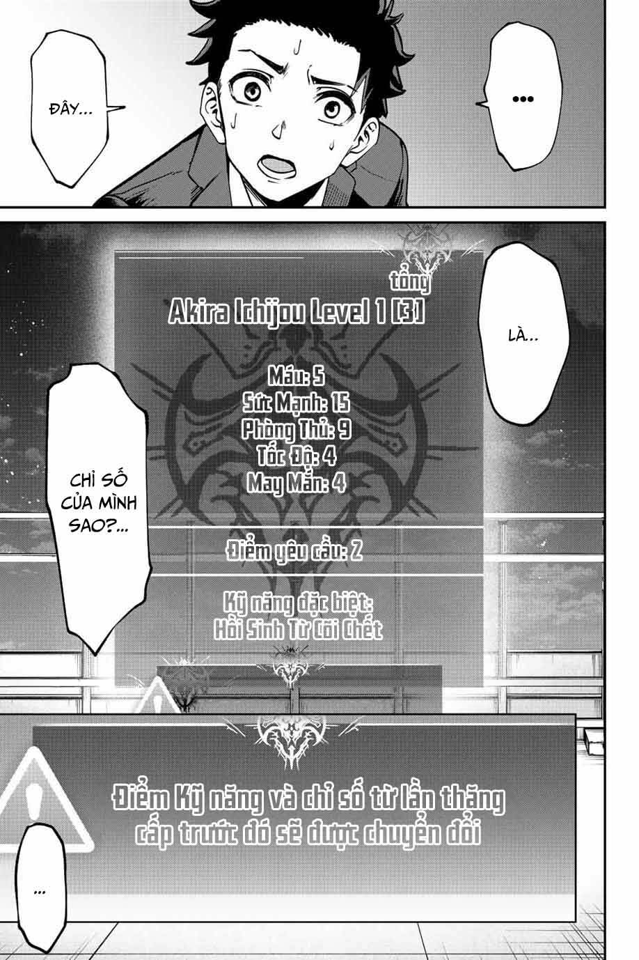 Với Khả Năng Hồi Quy Bằng Cái Chết, Tôi Thăng Cấp Trong Thế Giới Đầy Rẫy Quái Vật Chapter 1 - Trang 2