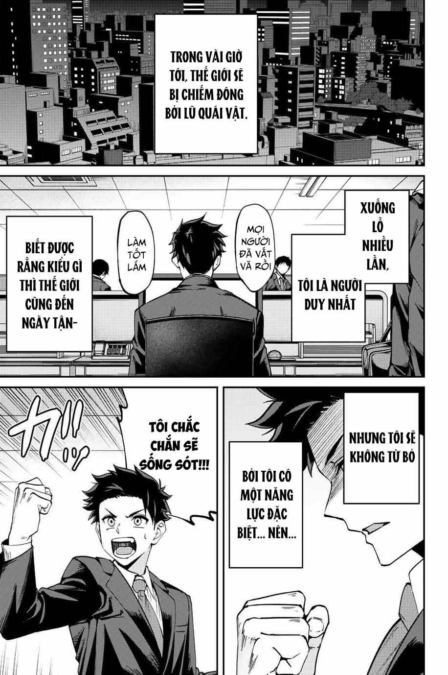 Với Khả Năng Hồi Quy Bằng Cái Chết, Tôi Thăng Cấp Trong Thế Giới Đầy Rẫy Quái Vật Chapter 2 - Trang 2