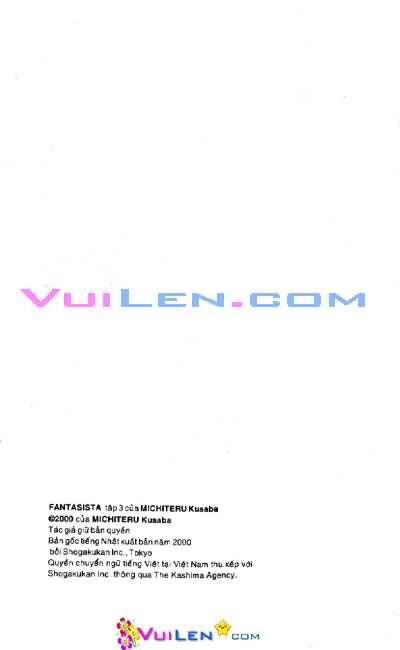 Vũ Điệu Trên Sân Cỏ – Fantasista Chapter 3 - Trang 2