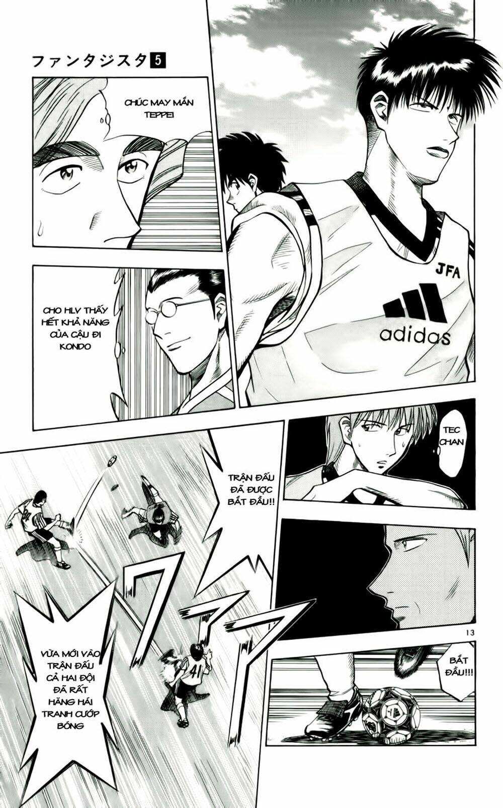 Vũ Điệu Trên Sân Cỏ – Fantasista Chapter 36 - Trang 2