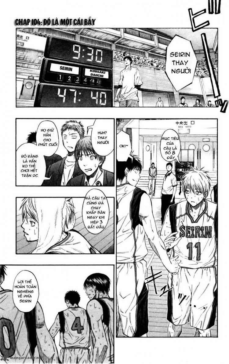Vua Bóng Rổ Kuroko Chapter 104 - Trang 2
