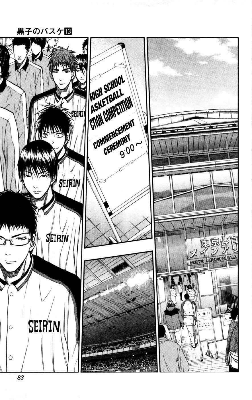 Vua Bóng Rổ Kuroko Chapter 112 - Trang 2