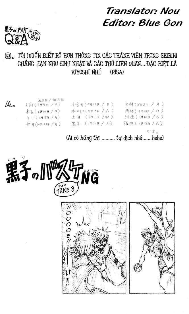 Vua Bóng Rổ Kuroko Chapter 132 - Trang 2
