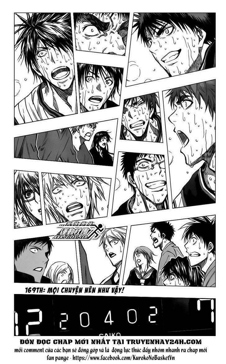 Vua Bóng Rổ Kuroko Chapter 169 - Trang 2