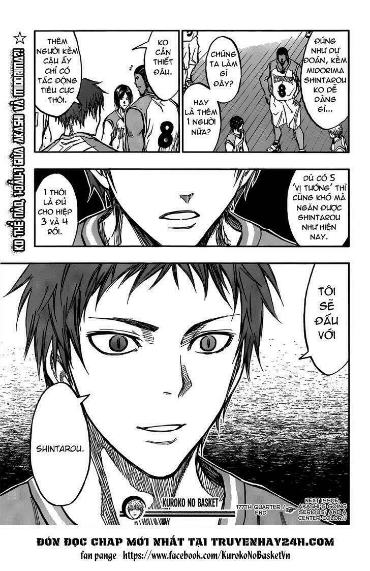 Vua Bóng Rổ Kuroko Chapter 177 - Trang 2