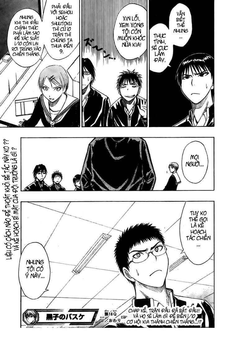 Vua Bóng Rổ Kuroko Chapter 18 - Trang 2