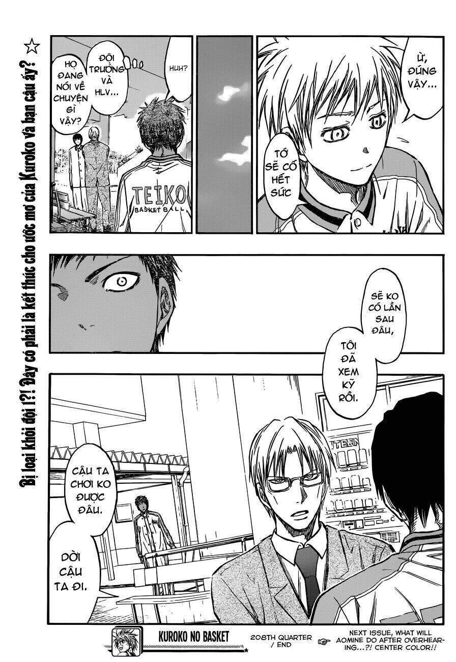 Vua Bóng Rổ Kuroko Chapter 208 - Trang 2
