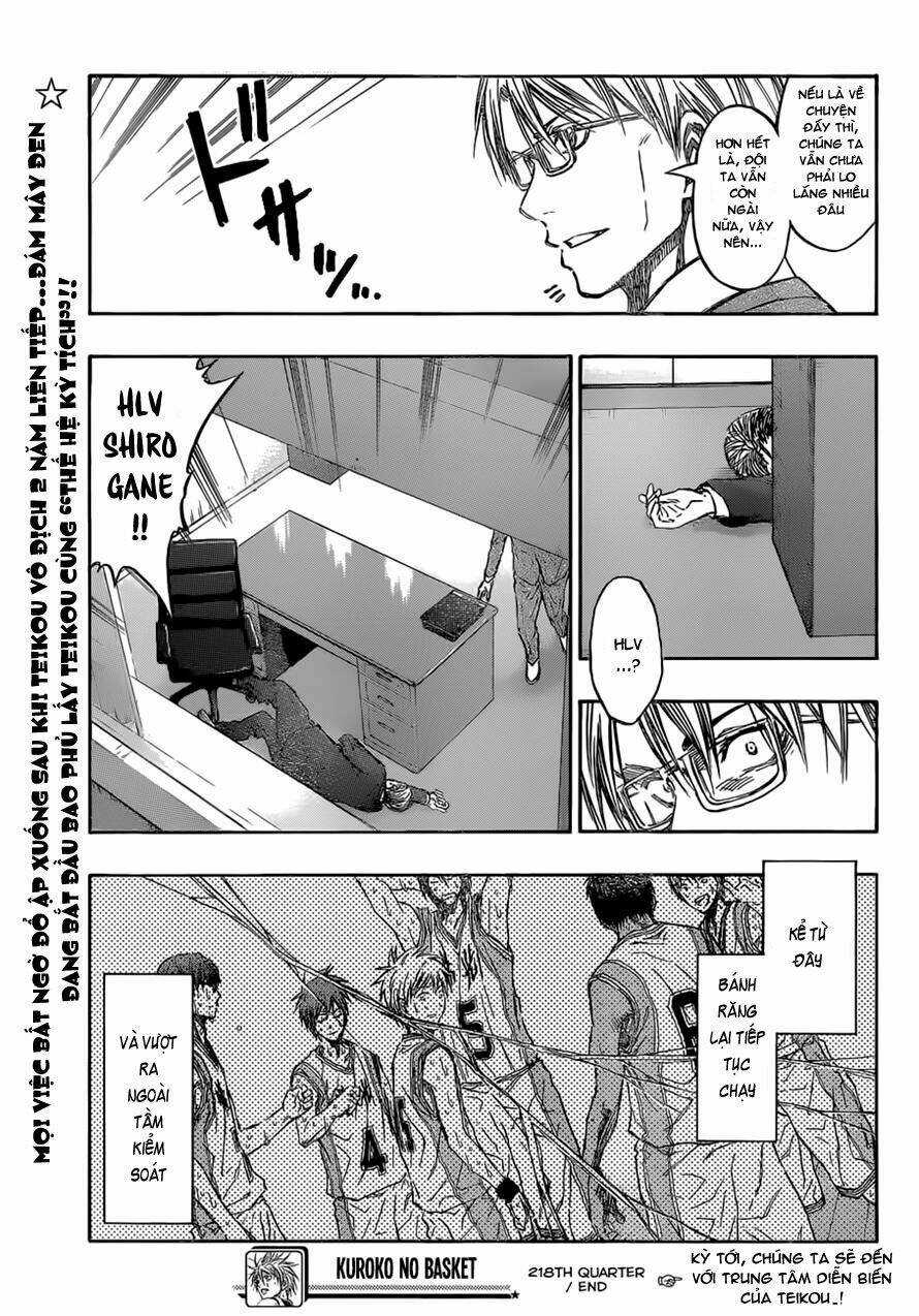 Vua Bóng Rổ Kuroko Chapter 218 - Trang 2