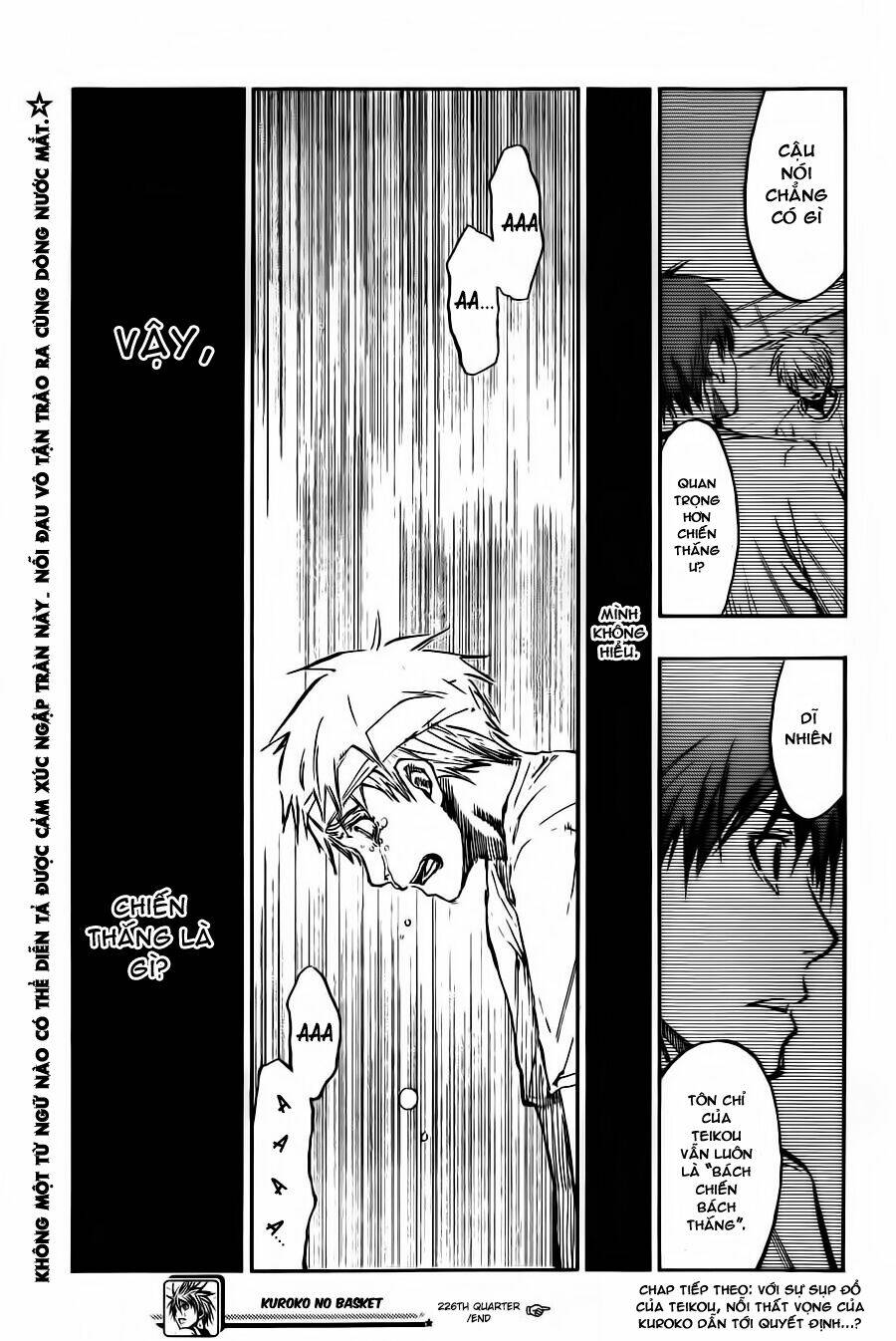 Vua Bóng Rổ Kuroko Chapter 226 - Trang 2