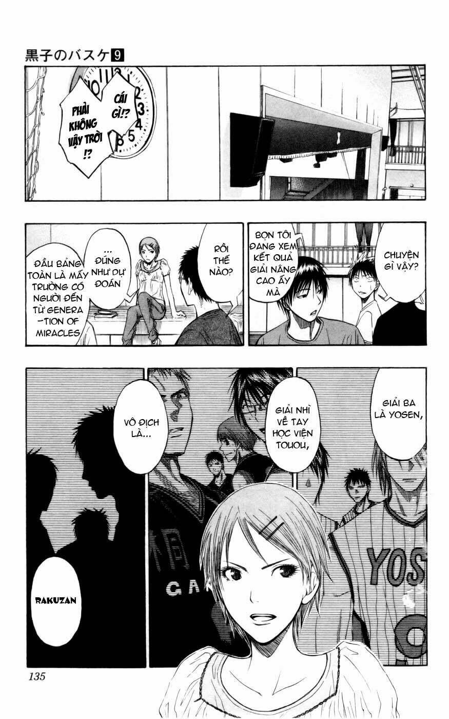 Vua Bóng Rổ Kuroko Chapter 77 - Trang 2
