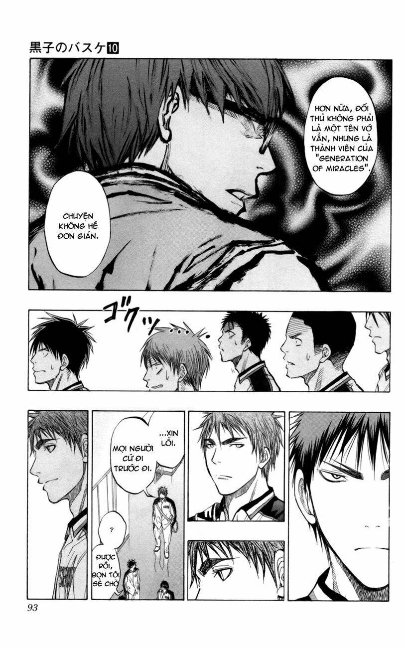 Vua Bóng Rổ Kuroko Chapter 85 - Trang 2