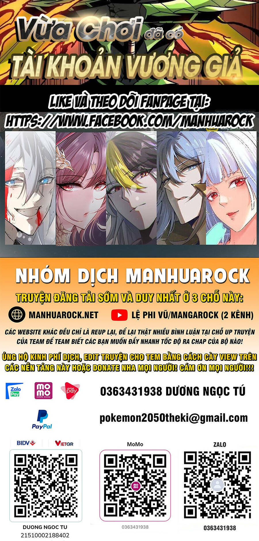 Vừa Chơi Đã Có Tài Khoản Vương Giả Chapter 157 - Trang 2