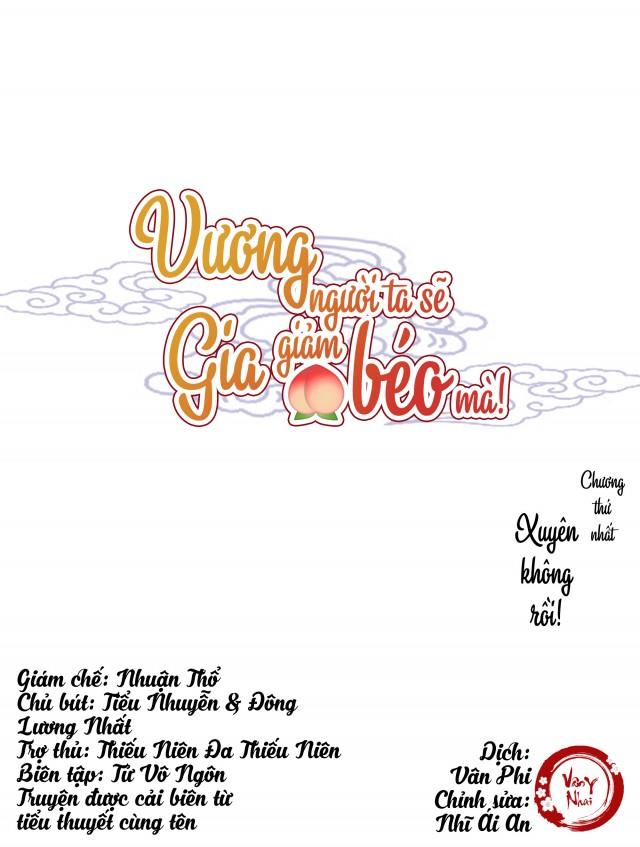 Vương Gia Người Ta Sẽ Giảm Béo Mà!!! Chapter 1 - Trang 2