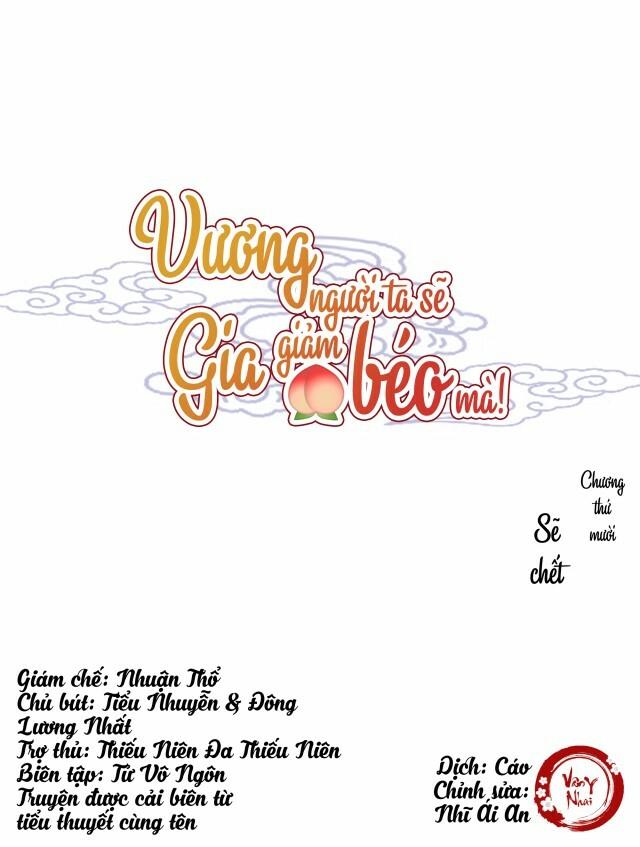 Vương Gia Người Ta Sẽ Giảm Béo Mà!!! Chapter 10 - Trang 2