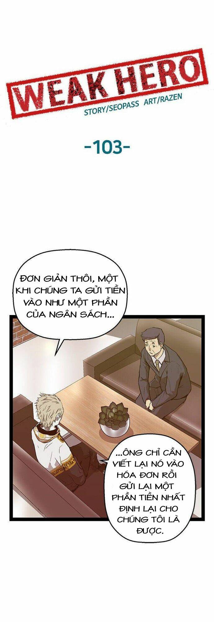Weak Hero Chapter 103 - Trang 2