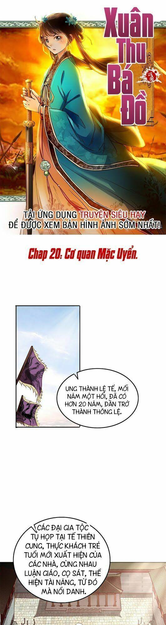 Xuân Thu Bá Đồ Chapter 20 - Trang 2