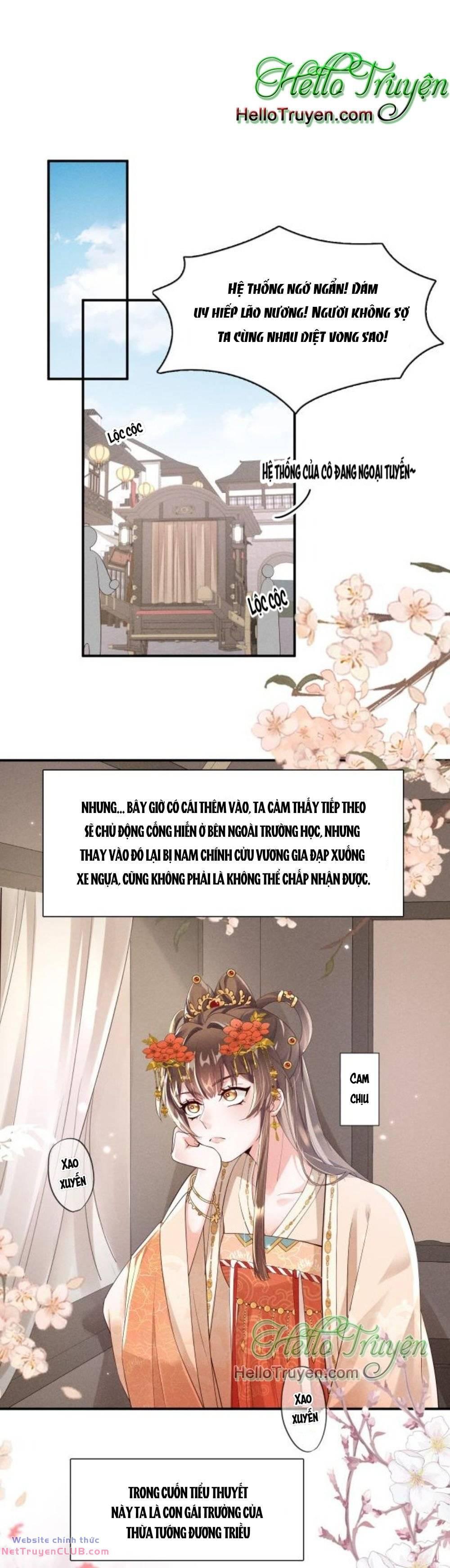 Xuyên Thành Ác Nữ Bị Nghe Trộm Tiếng Lòng Chapter 1 - Trang 2