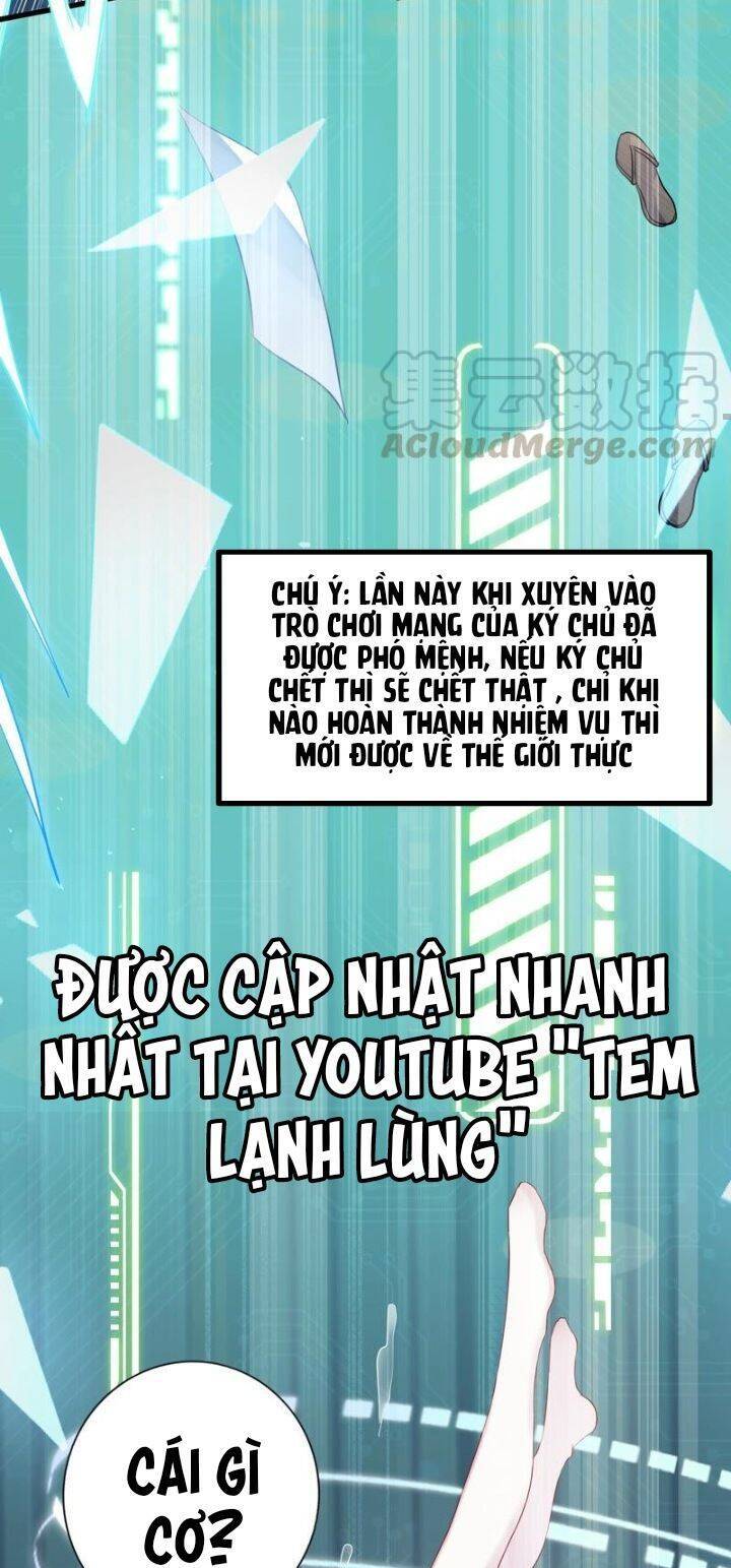 Xuyên Vào Trò Chơi Công Lược Boss Phản Diện Chapter 1 - Trang 2