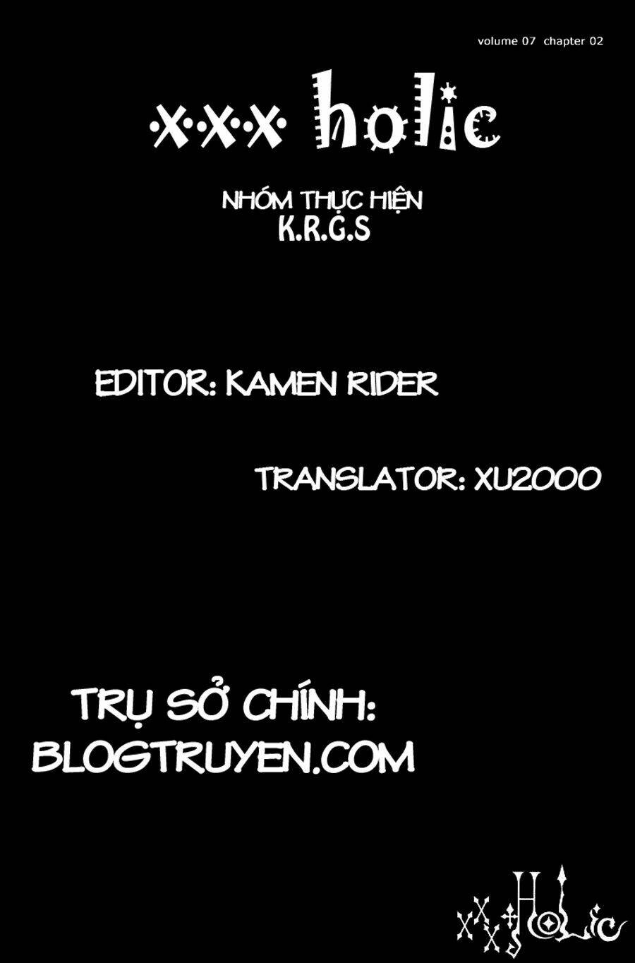 Xxxholic Chapter 44 - Trang 2
