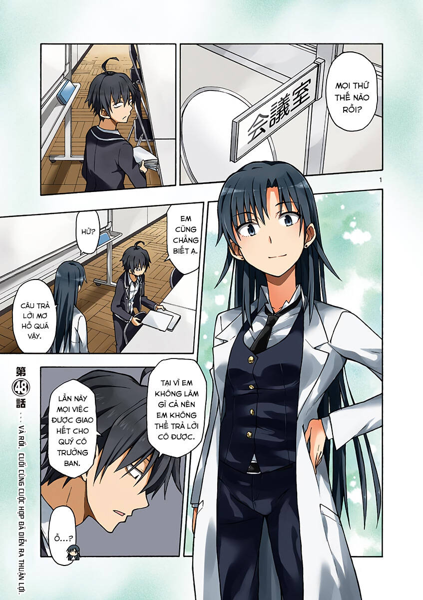 Yahari Ore No Seishun Rabukome Wa Machigatte Iru. @ Comic Chapter 48 - Trang 2